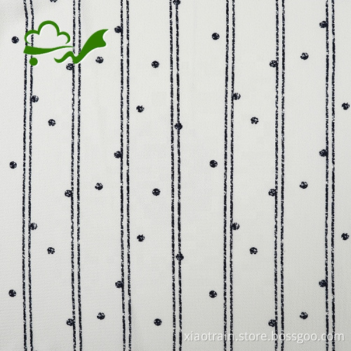 Polyester crepe chiffon printed fabric for dress